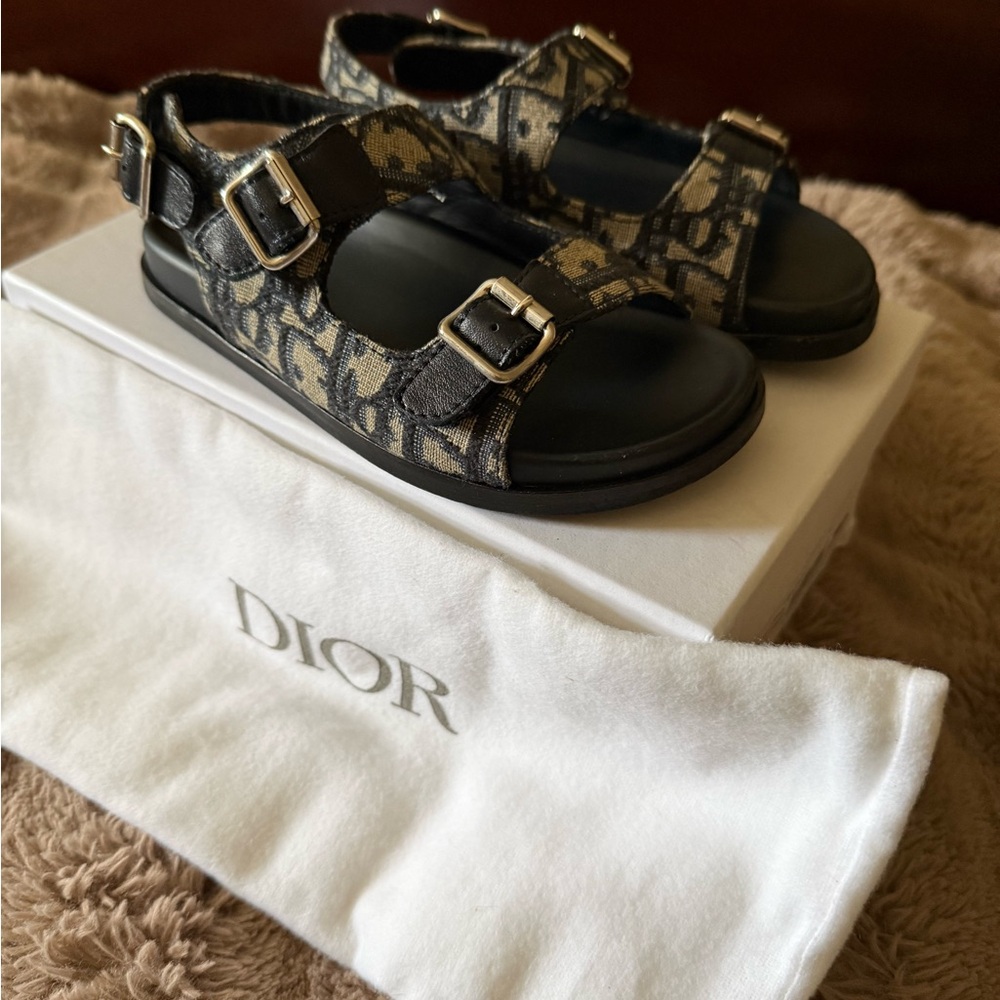 Dior Kids Sandals - Black and Cream